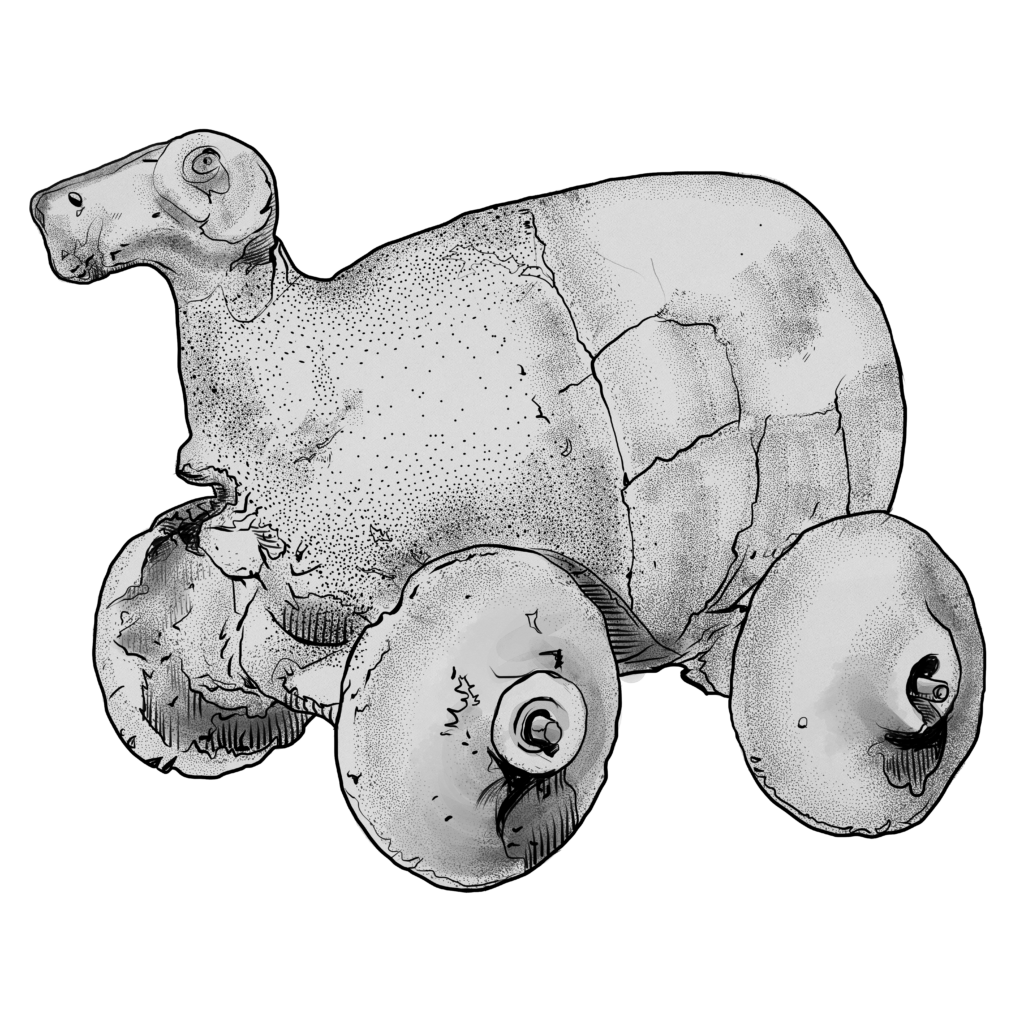 Präsentationsdesign und Fundzeichnungen für Forscher.