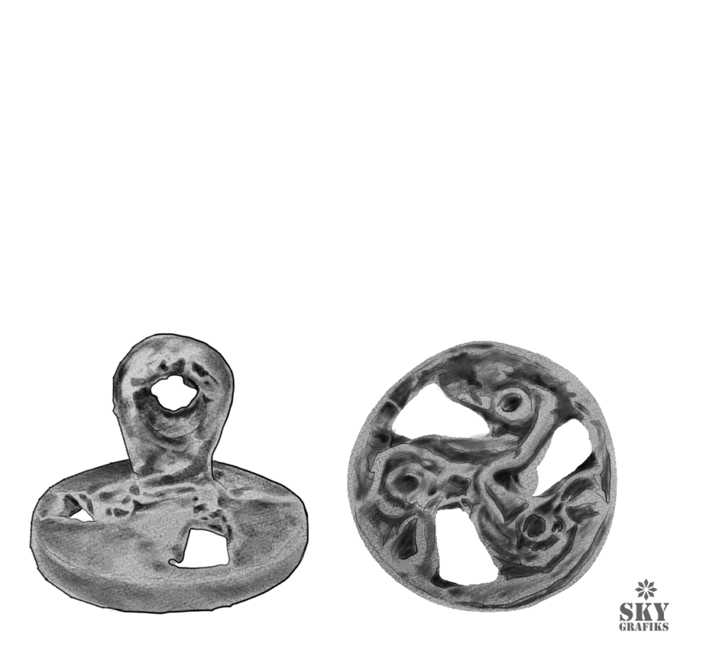 Präsentationsdesign und Fundzeichnungen für Forscher.