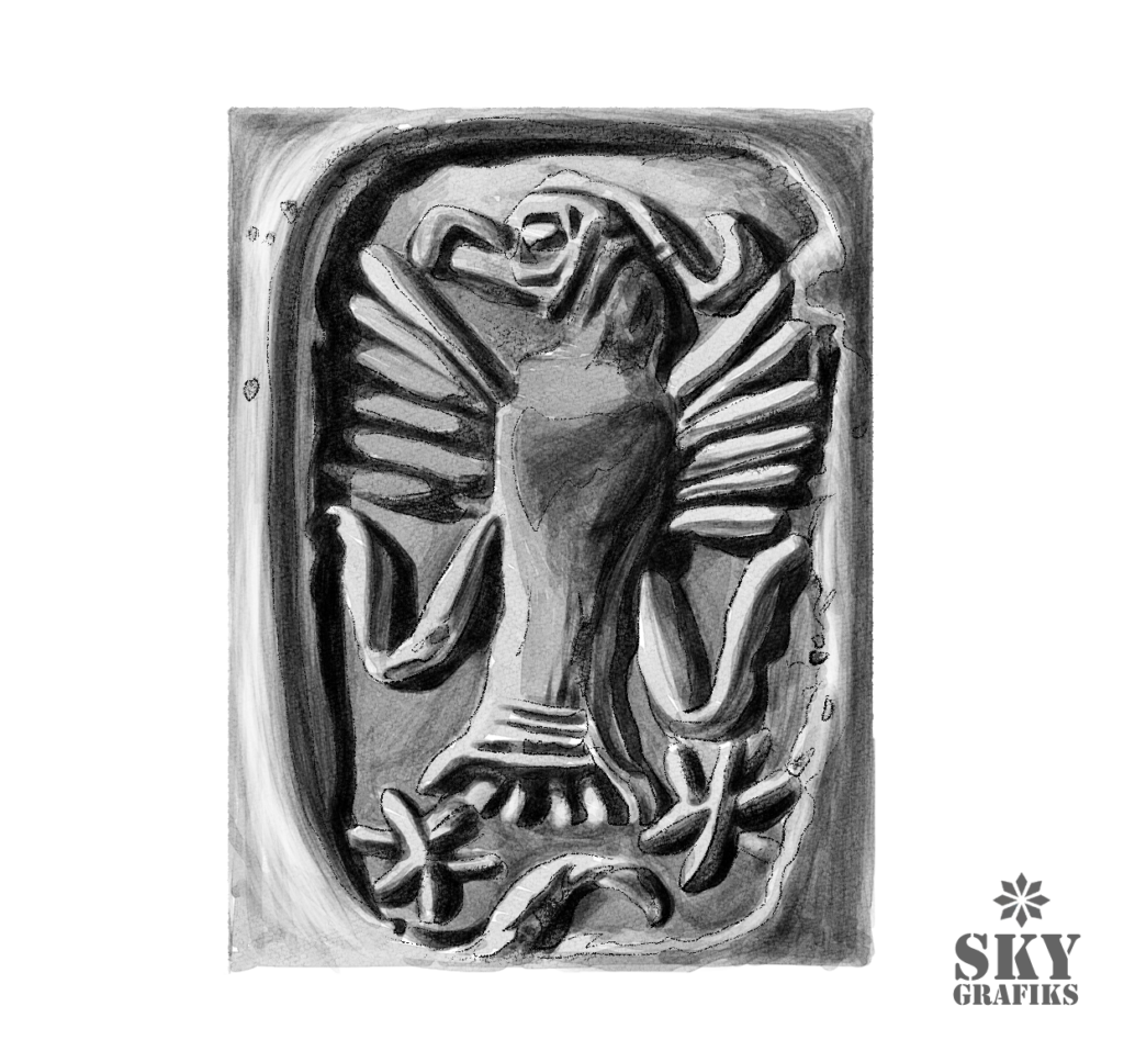 Präsentationsdesign und Fundzeichnungen für Forscher.